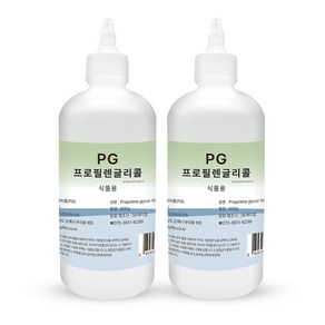 조이라이프 프로필렌글리콜 PG 500g 2개 천연 화장품 비누 슬라임