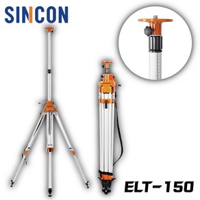 [신콘] 레이저레벨기 전용 대형 엘리베이션 삼각다리 최대 3300mm ELT150, 1개