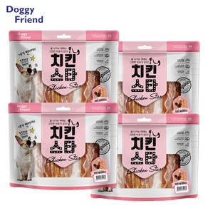 치킨스타 슬라이스 300g x4 강아지 간식