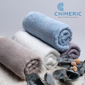 CHIMERIC 쉬메릭 R 170g 비스코스레이온 면 30수 타올 수건, 1개, 흰색