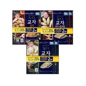 오뚜기 XO만두 총 6봉/새우+교자+교자김치, 6개, 360g