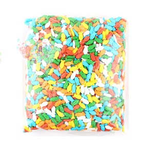 물고기모양 오색캔디샘2kg 대용량 사탕, 1개, 2kg