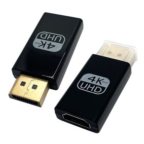 4K UHD 60hz DP to HDMI 변환 젠더 DP 연결 잭, 1개