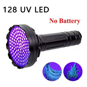 라이트 손전등 128 건조한 자외선 블랙 100 LED 얼룩 395NM 감지기 소변 토치 UV 동물을위한 버그 애완, 128 LED, 1개
