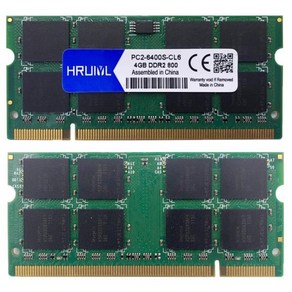 HRUIYL 노트북 메모리 DDR2 533 667 800MHZ 1GB 2G 4GB SODIMM 모듈 SDRAM 1.8V 200 핀 PC2 4200, 한개옵션1