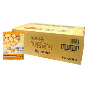 신흥 계란과자 80g*20봉지[1박스], 80g, 20개