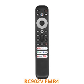 TCL TV 50P725G 55C728 75C728 X925PRO 65X925 75H720 음성 리모컨용 RC902V FMR4 FMR1 FMR2 FMR5 FMR7 FMR9, RC902V FMR4*1pcs, 1개