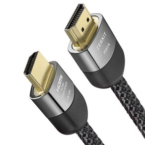 Zeskit Maya 2.1 8K HDMI Cable 3ft 4K120Hz 48Gbps Zeskit Maya 2.1 8K HDMI 케이블 3피트 eARC 사운드바 이더넷 게임, 1m/3ft, 1개