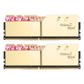 G.SKILL DDR4-3200 CL16 TRIDENT Z ROYAL 골드 패키지 (64GB(32Gx2)), 2개