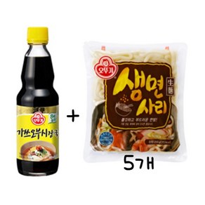 오뚜기 생면사리 5개 + 가쓰오부시장국 1개 빠른배송