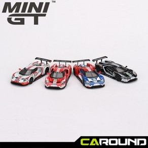 미니지티(MGTS0010) 1:64 포드 GT LMGTE PRO 2019 르망24시 Fod Chip Ganassi Team (4대 세트), 1개