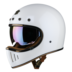 로얄 헬멧 ROYAL M141K 클래식 풀페이스 CLASSIC HELMET 옐로우 노랑, 유광화이트