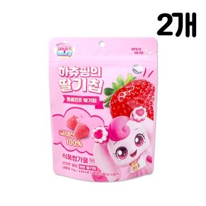 캐치티니핑 동결건조 하츄핑의 딸기칩 2개, 1세트, 24g