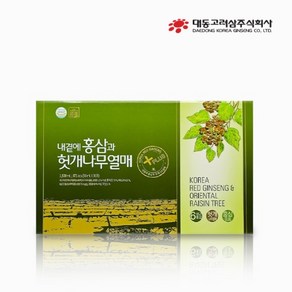 대동고려삼 내곁에 홍삼과 헛개나무열매 50ml x 30포 6년근홍삼 추출액, 30개