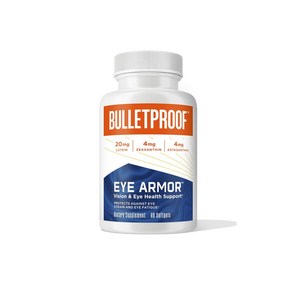 Bulletpoof Eye Amo Supplement Softgels 60 Count Supplement fo Eye Health and Blue Light Pote, 1개