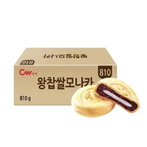 CW청우 왕찹쌀 모나카 27개입 810g 1박스 옛날과자, 단품, 단품