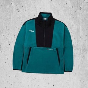 [FILA 본사공식] 남여공용 폴라텍 우븐배색 아노락 (FS2POE4210X_TGR)