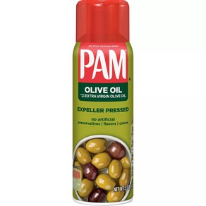 [미국직배송]팸 올리브 오일 스프레이 141.7g PAM Olive Oil Spay 5oz, 1개