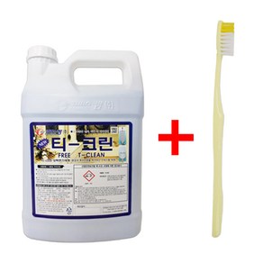 플렌티 티크린 4L + 일회용 칫솔 변기 세제 냄새 악취 제거 요석 제거, 티크린4L+일회용칫솔, 1개