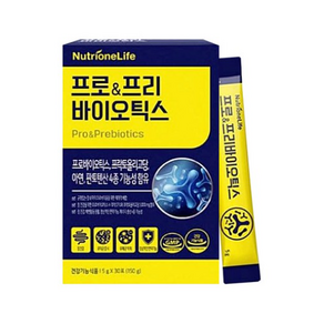 뉴트리원 프로&프리바이오틱스 5g 30포 3개, 6개, 6개