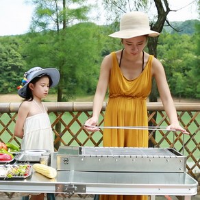 자동 양꼬치 기계 바베큐 그릴 화로 양꼬치기계 가정용양꼬치기계 캠핑양꼬치기계 양꼬치구이 꼬치구이그릴, 1개