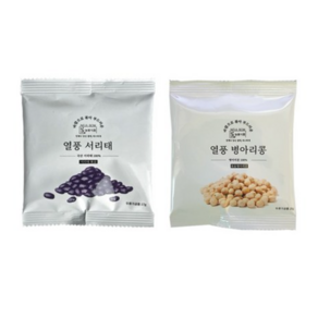 늘봄식품 열풍 서리태 17g 20개 + 열풍 병아리콩 20g 20개