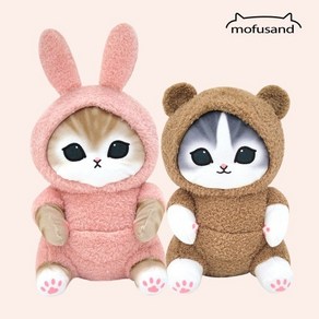 모후샌드 파자마냥 BIG 모카 고양이 인형 28cm, 모후샌드(파자마냥)모카28cm, 1개