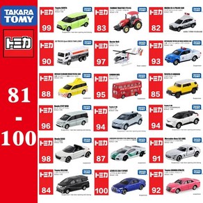 자동차다이캐스트 자동차모형 Takaa Tomy Tomica 핫 팝 금속 모델 No81No100 164, 1)No.82, 1개