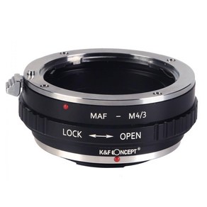 K&F Concept MAF-M4/3 _ MINOLTA AF / SONY DSLR Lens - MFT Body, 1개