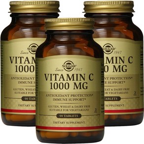 솔가 비타민 C 1000mg 타블렛, 90정, 3개