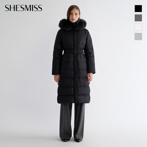 [쉬즈미스(SHESMISS)] [쉬즈미스] 폭스퍼 후드 래글런 덕다운 점퍼_SSDJPO42020