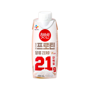 CJ제일제당 얼티브 프로틴 당류 ZERO 250ml 밤맛 x6개+쌀밥맛 x6개, 1개