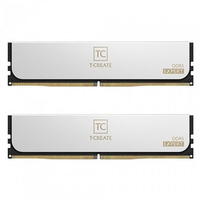 TeamGoup T-CREATE DDR5-6400 CL32 EXPERT 화이트 패키지 서린 (32GB(16Gx2)), 2개