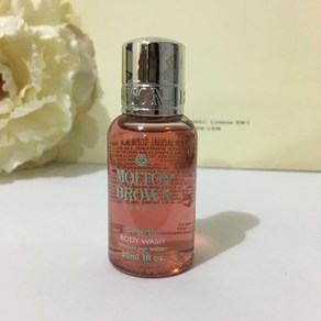 Molton Bown 몰튼 브라운 바디워시샤워젤 30ml30ml 여행용 사이즈 다양한 향, Gingelily, 1개, 30ml