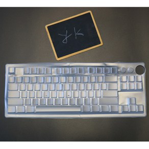 와이케이몰 레이저 헌츠맨 V3 PRO TKL 키스킨 일반 TPU 방수 타건감 키보드 커버 RZ03-0498, 1개