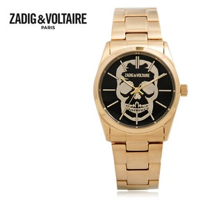 쟈딕앤볼테르[ZADIG&VOLTAIRE] [백화점 정품 당일배송] Zadig & Voltaie TIMELESS ZV007T_1AM 쟈딕앤볼테르 공용 메탈시계(35mm)