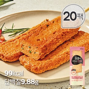 [꼬꼬빌] 심쿵 닭가슴살 어묵바 매콤한맛 70g x 20팩