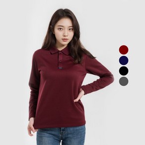 기모 웜히트 카라티 남녀공용 S~3XL 커플 단체 작업복 식당 유니폼