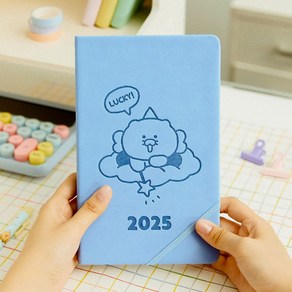 카카오프렌즈 2025 요정 다이어리 춘식이 날짜형 신년 스티커, 단품