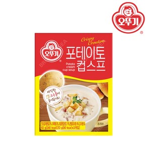 오뚜기 포테이토 컵스프 60g(20gX3개) 크루통 감자스프/간편식, 3개, 20g