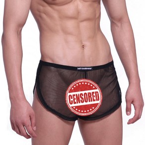 METROMALEWEAR [M2W] Lounge Split Boxe Black Mesh (2008-71)