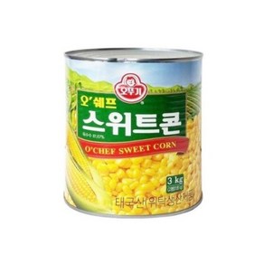 옥수수콘 오뚜기 스위트콘업소용 오쉐프 3kg 2통, 2개