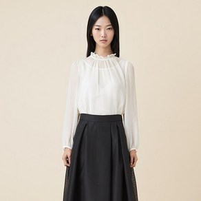 케네스 레이디쉬폰 셔링 블라우스 (EWBLOA01) 415736