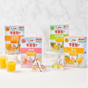 DOLE 후룻팝40팩(피치1+오렌지1+망고1+파인2) / 5박스