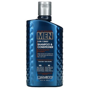 At Of Giovanni Men Daily Shampoo Conditione Ginseng Eucalyptus 499ml, 1개