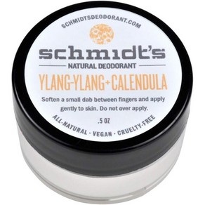 Schmidt's 슈미츠 드 데오드란트 일랑 카렌듈라, 14g, 2개