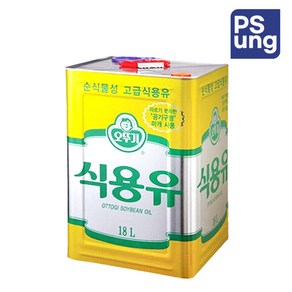 오뚜기 식용유 말통 18L 콩기름유 업소용, 1개