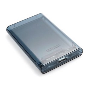 최대5TB 2.5인치 외장하드케이스 USB3.0 to SATA3 HDD SSD 보관함 노트북용 컴퓨터 PC, 1개