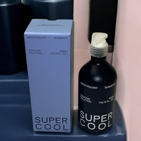 [쿨링케어]+멘톨로지 슈퍼쿨 약산성 샴푸 시즌 6 Menthology Shampoo 탈모증상완화 기능성샴푸 두피케어 지성두피샴푸 두피노폐물 세정 헤어샵샴푸, 495ml, 3개