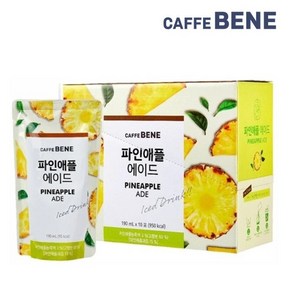 카페베네 파인애플 에이드, 190ml, 50개